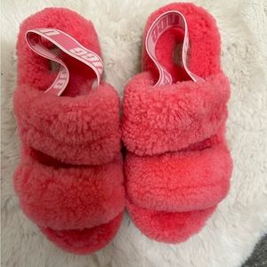 UGG Platform Sandals Coral Size 8